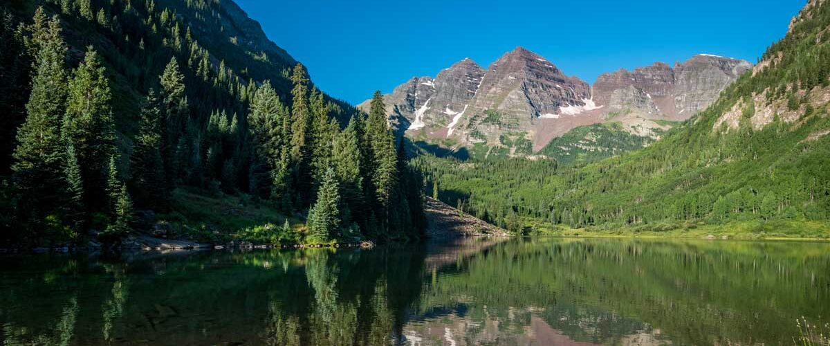 Maroon Bells is an iconic destination in Aspen, Colorado. Photo C2 Photography