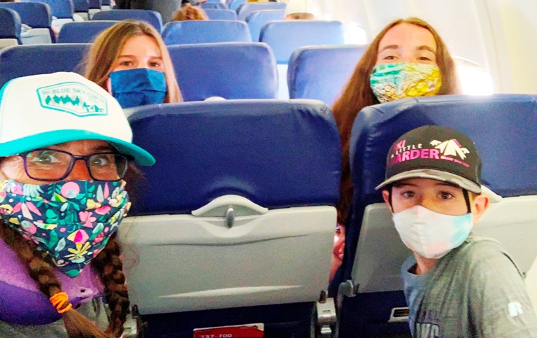 Most airlines require social distancing among passengers. Photo by Fyllis Hockman