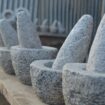 The tools made and used by the stone masons of Kashmir