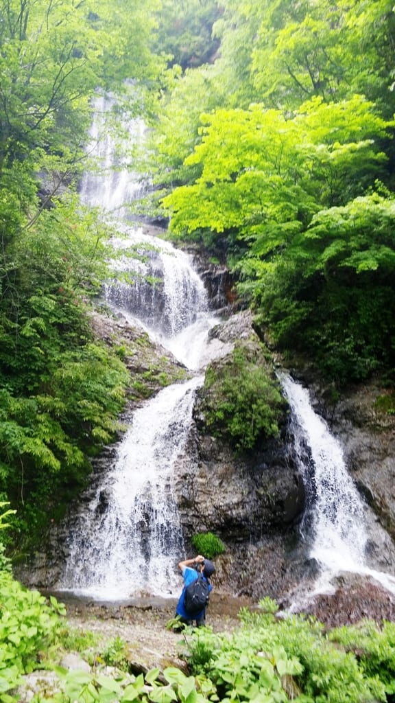Waterfalls are plentiful along the Nakasendo Way in Japan. Photo by Fyllis Hockman