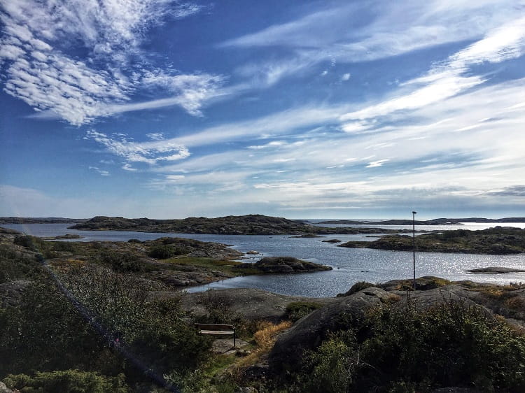 Beautiful hill view in Hälsö