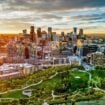 Denver's downtown skyline catches the evening light, with the city's mix of glass towers and green parkland showcasing why Colorado's capital draws visitors year-round. Photo courtesy of Visit Denver