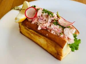 Lobster roll at Inn by the Sea