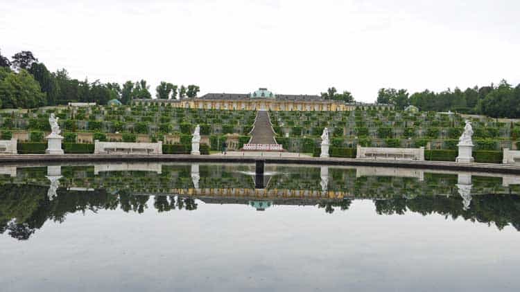 The gardens at the Sanssouci Castle in Potsdam. Photo by Rob Schmidt