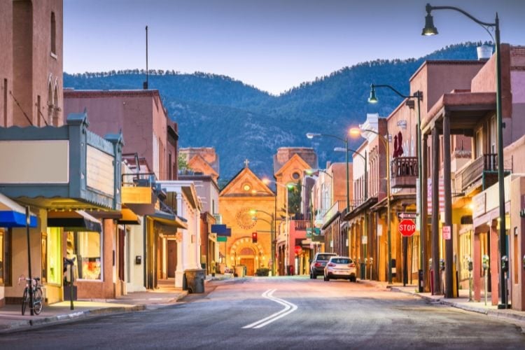 Santa Fe NM streets