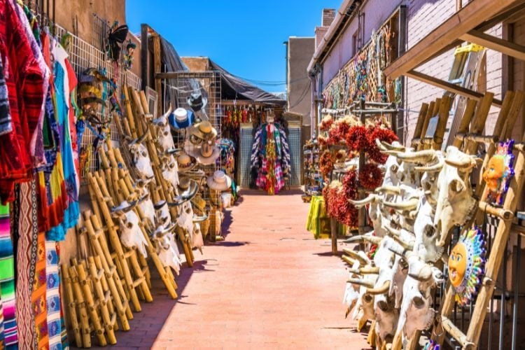 Traditional craft market.