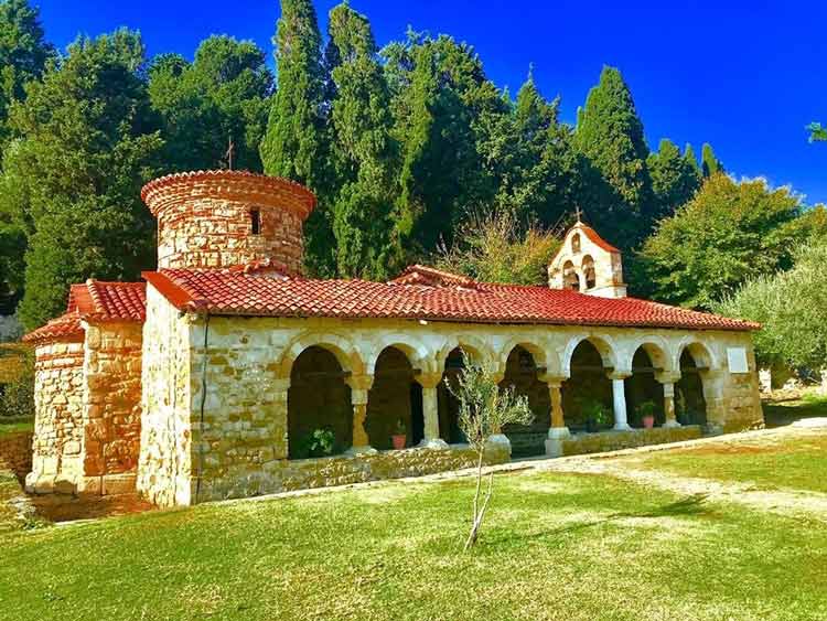 St. Mary's Monastery in Zvârnec, Albania.