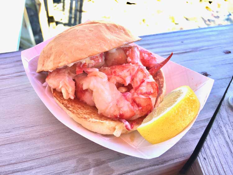 Lobster Roll at The Clam Shack in Kennebunkport, Maine