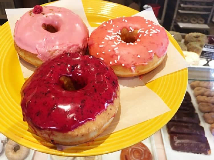 The yummy Guru Donuts.