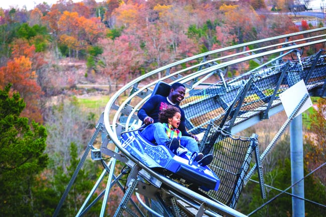 The Name Runaway Mountain Coaster says it all. Photo by Branson CVB