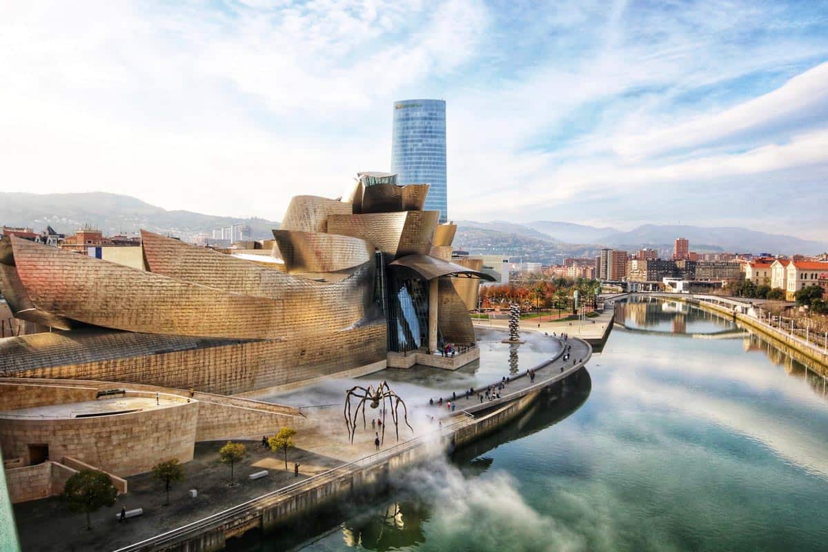 The Guggenheim Museum in Bilbao, Spain