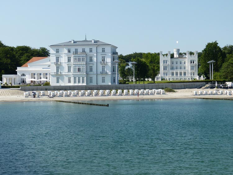 An unforgettable view of the Baltic Sea at the Grand Hotel Heiligendamm in Germany.