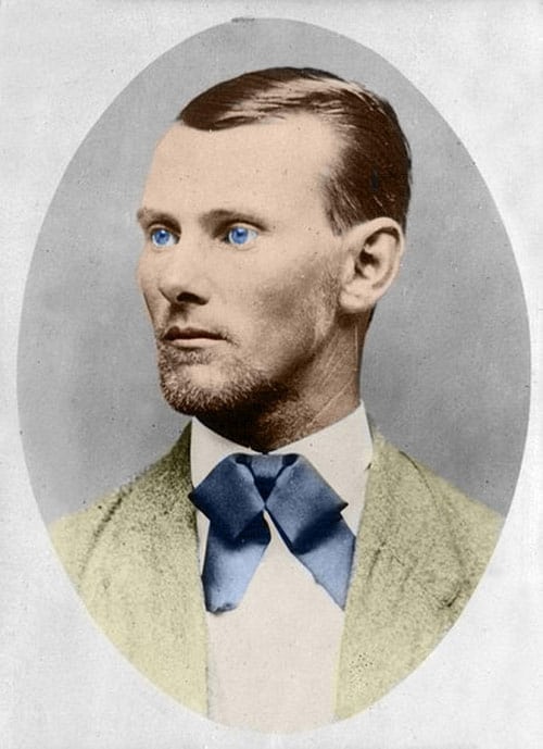 A color photograph of an older James.