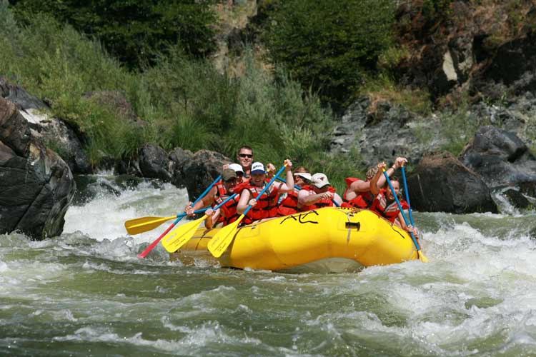 Some dude ranches offer rafting as an experience