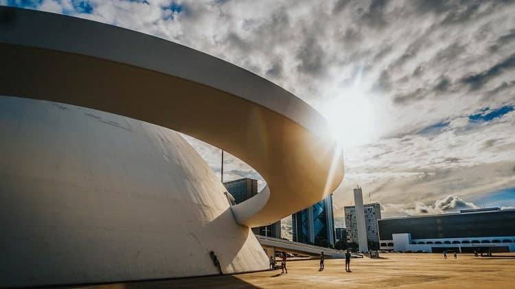 You will see a lot of fascinating buildings in Brasilia.