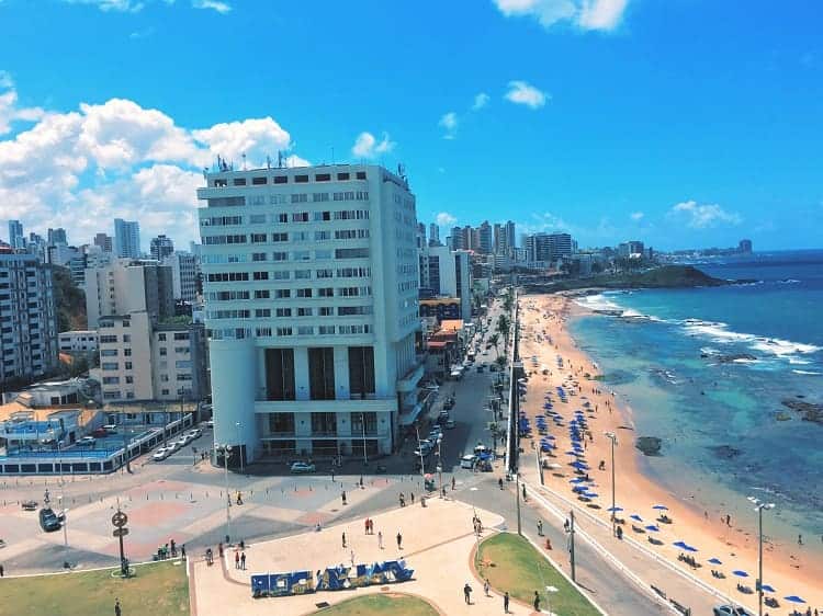 Enjoy your vacation in the long beach of Salvador. 