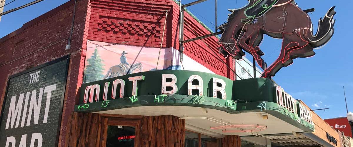 The Mint Bar in Sheridan, Wyoming.