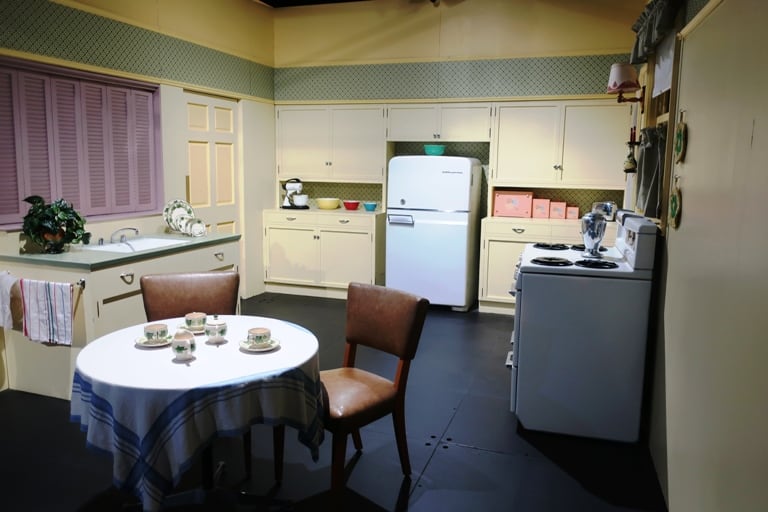 A re-creation of the Ricardo Kitchen brings visitors right into Lucy and Desi’s TV home at their museum in Chautauqua, New York. Photo by Victor Block