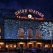 Union Station debuts Winter WonderLights, a free show synced with holiday tunes. Photo courtesy of Union Station