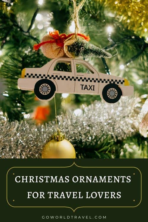 Are you a travel lover? Or do you know someone who is? Then check out these 20 festive Christmas ornaments for travelers.