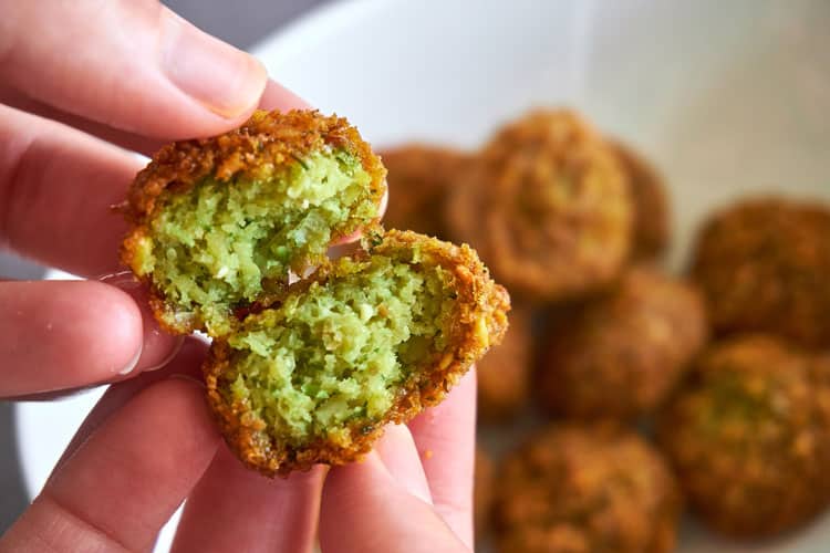 Falafel balls are delicious