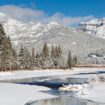 Lamar Valley at Yellowstone in Wyoming