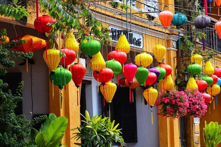 Lanterns of every color in Hoi An