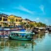 River in Hoi An, Vietnam.