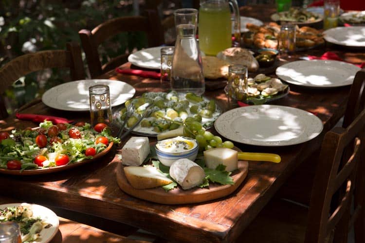 Brunch in the Galilee, Isreal. 