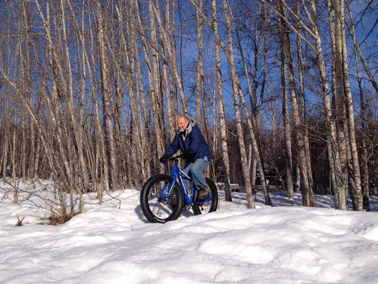 Fat-tire biking was invented in Fairbanks, adherents believe—and it’s a fantastic wintertime sport. 