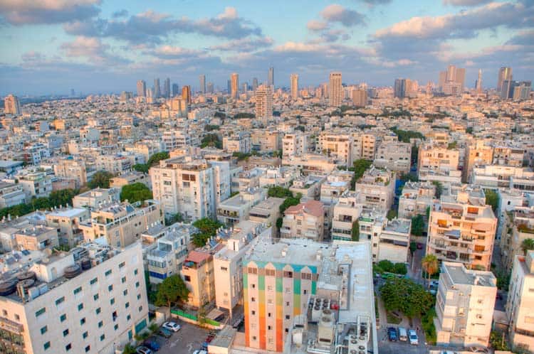 Colorful city of Tel Aviv