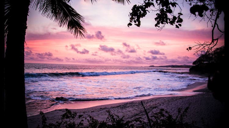 Sunrise on the beach