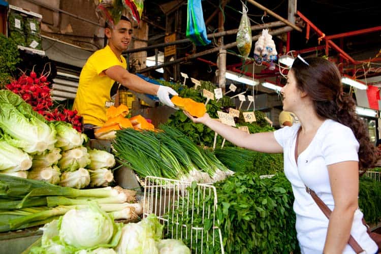 Tel Aviv Carmel Market. 