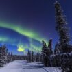 Northern lights in Fairbanks, Alaska