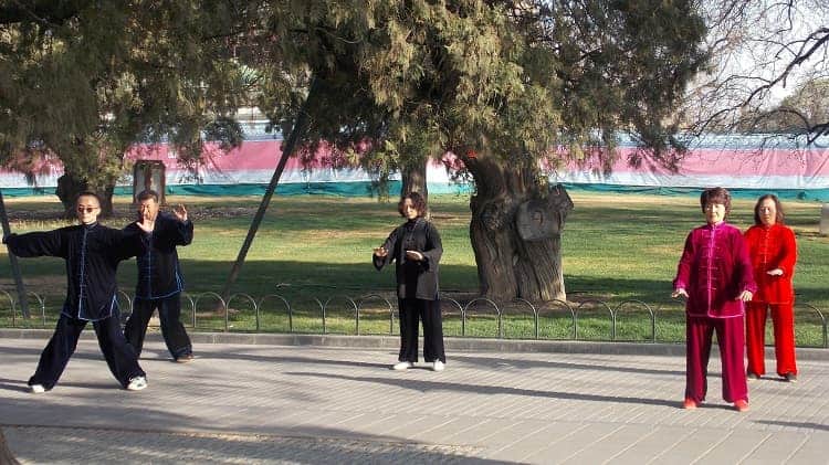 Amazing performance on the Temple of Heaven Park