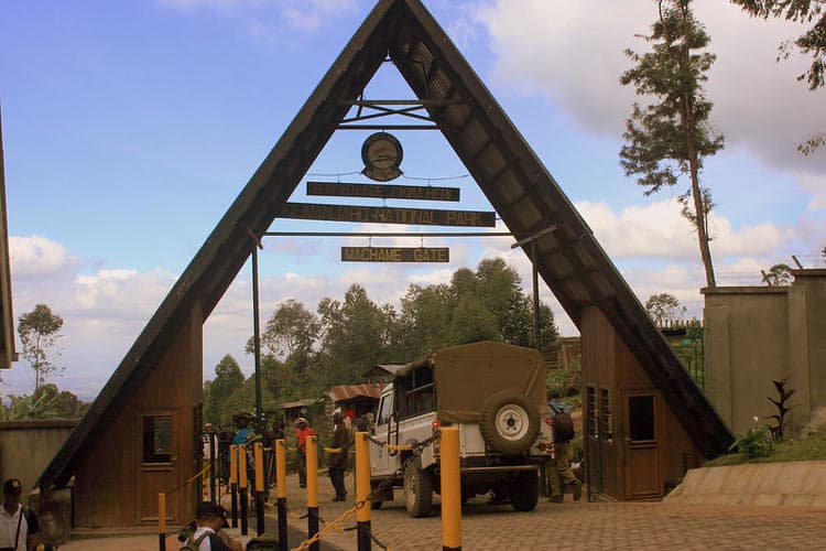 Machame Gate marks the start of the climb at Mt. Kilimanjaro. CC Image courtesy of Abir Anwar on Flikr