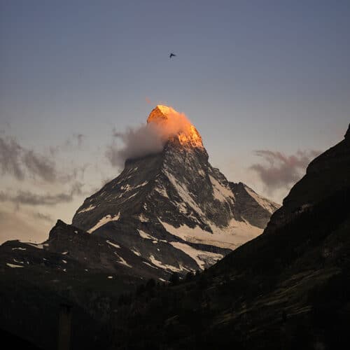 The small town of Zermatt, Switzerland has 124 miles of ski trails