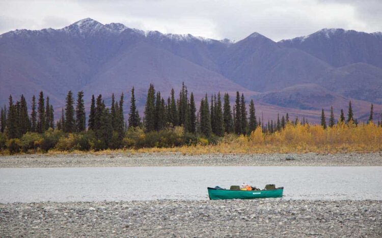 Canoe trip on the Noatak River in Alaska