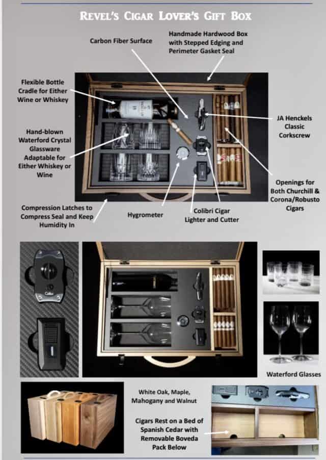 Revel Cellar cigar box