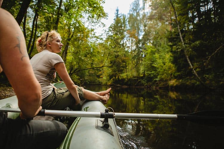 Canoeing in Gauja National Park