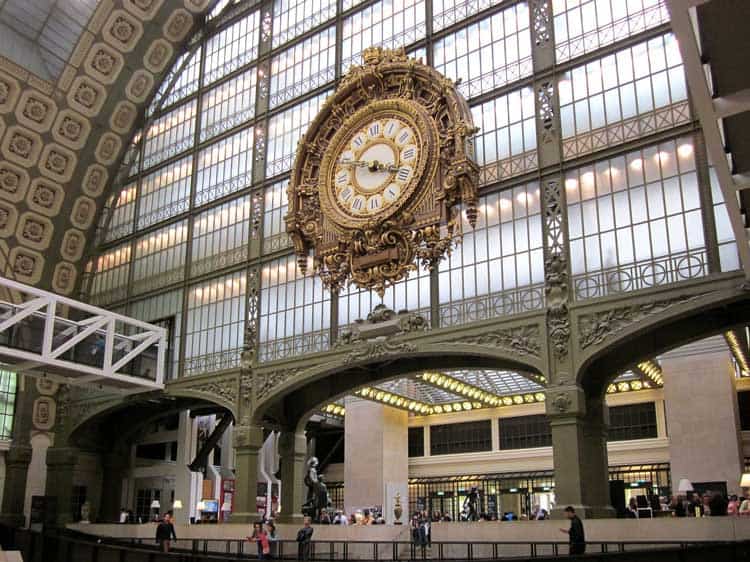 The famous clock at the Musée d'Orsay in the 7th Arrondissement of Paris