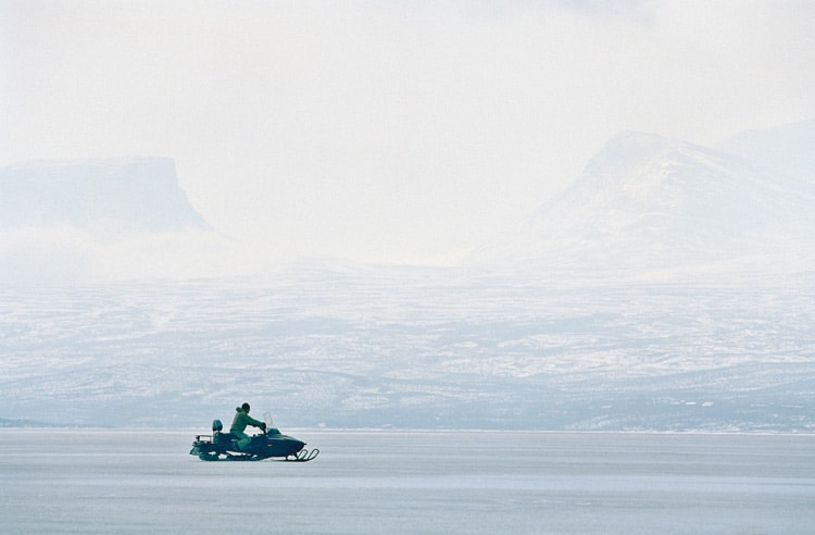 There are various activities to do in Abisko, Sweden during the winter, including snowmobiling, skiing, snow-shoeing, photography, ice fishing, hiking and more. Photo by Henrik Trygg (Imagebank.sweden.se) 