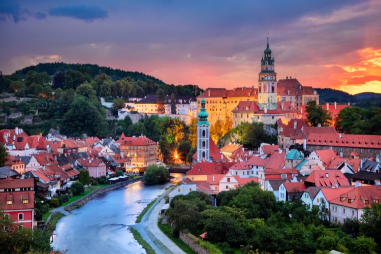 Cesky Krumlov.