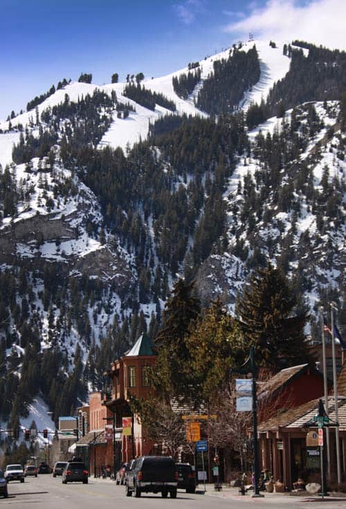 Free buses run from Sun Valley to downtown Ketchum, Idaho. Photo by Dino Vournas