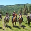 Family reunion at a dude ranch