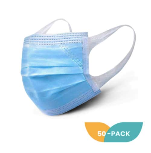 Three ply 50-pack of masks