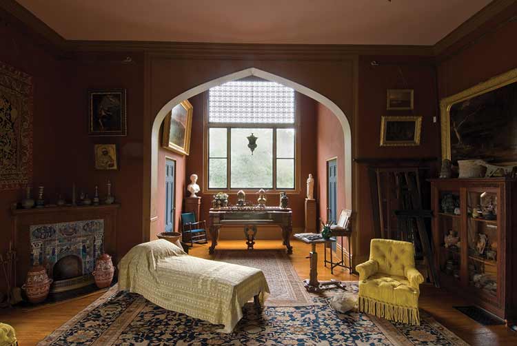 Olana State Historic Site is the studio and house of Artist Frederic Edwin Church in Hudson River Valley, New York. Photo by Nicholas Whitman Photography