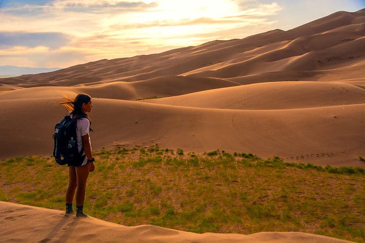 In this national park, there are 29 miles of maintained and marked hiking trails. CC Image by Patrick Meyers/Great Sand Dunes National Park