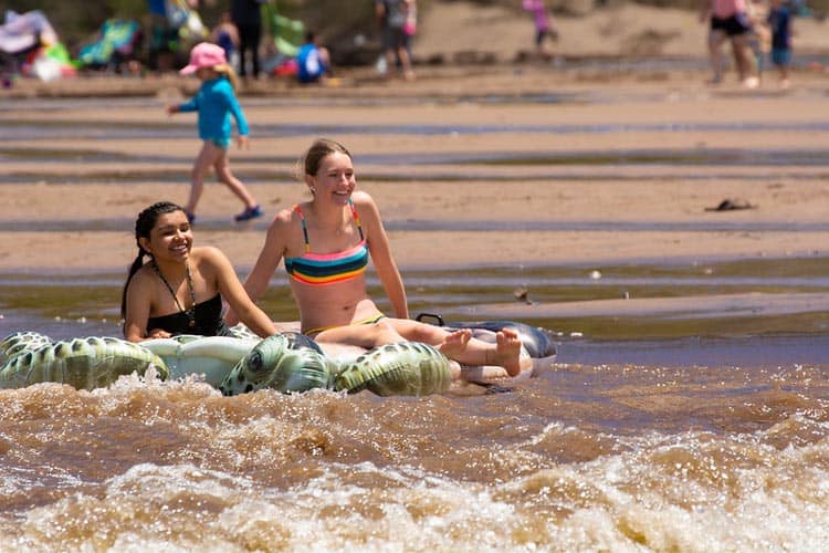 Visit Medano creek for a day of wading, swimming or picnicking. CC Image by Patrick Meyers/Great Dunes National Park