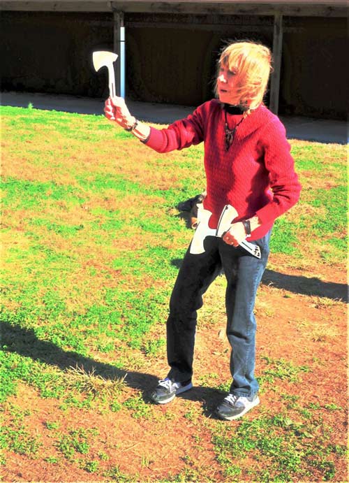 Archery, rifle shooting and tomahawk throwing are three of Primland Resort’s more unusual activities. Photo by Victor Block